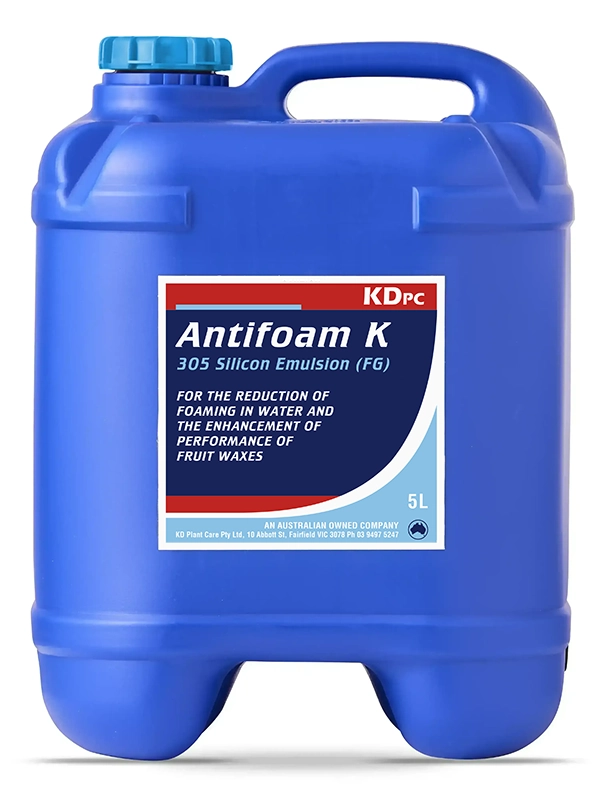 Kendon Anti-foam K water treatment and fruit wax enhancer for agricultural use.