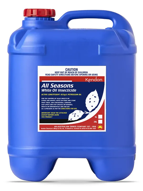 All Seasons White Oil insecticide and fungicide container